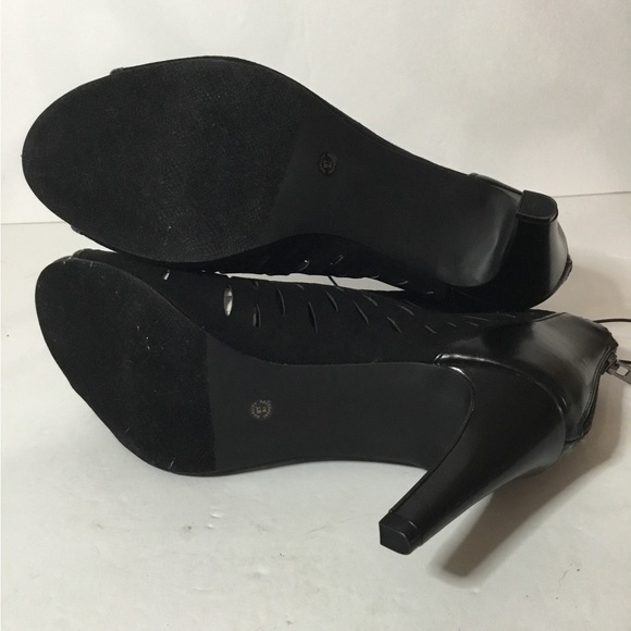 a.n.a. Women’s Cornelius Black Open Toe Heeled Booties Size 8.5 NWOB - Picture 6 of 7